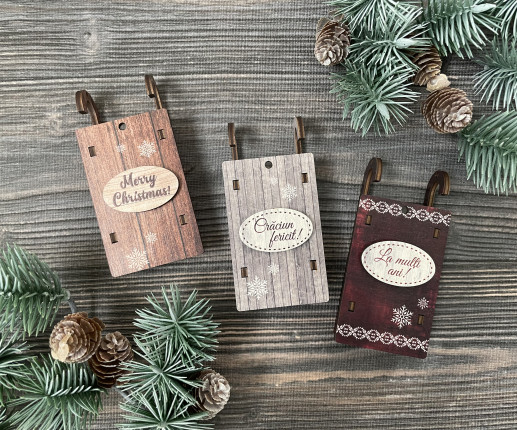 Jucarii pentru brad Saniute image 3