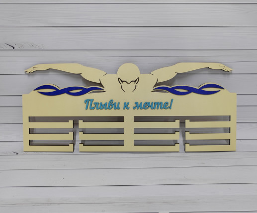 Suport medalii pentru inotator 2