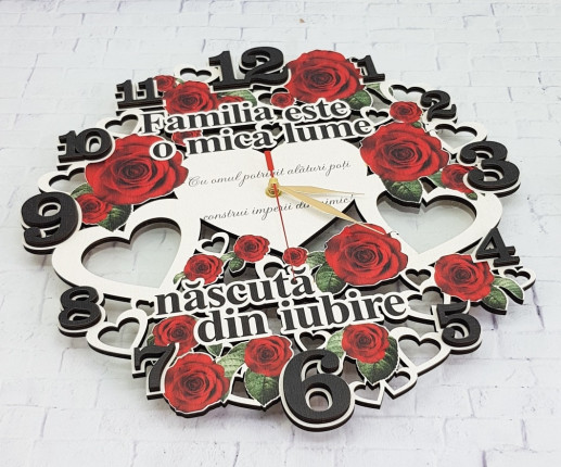 Ceas personalizat pentru familie 7