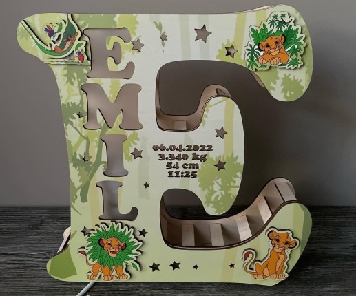 Veioza litera Regele leu