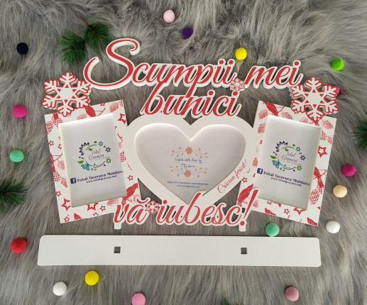 Rama foto cu tematica Craciun "Scumpii mei bunici"