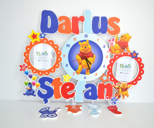 Часы-рамки для фото - Winnie the Pooh