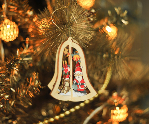 Jucarii pentru brad Clopotel