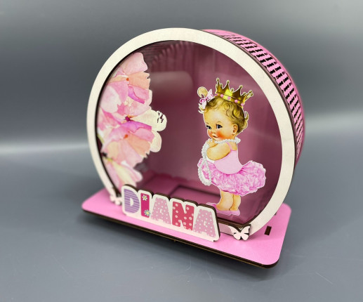 Детская копилка  для девочки - Диана