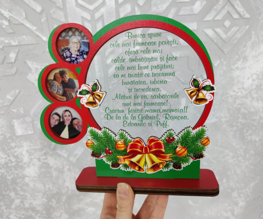 Trofeu personalizat pentru Bunica