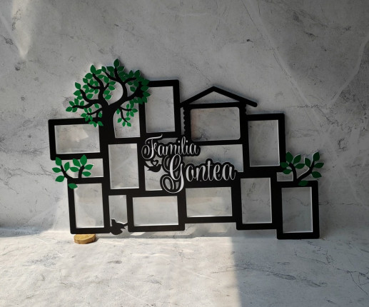 Rama foto pentru familie cu pomul vietii 1