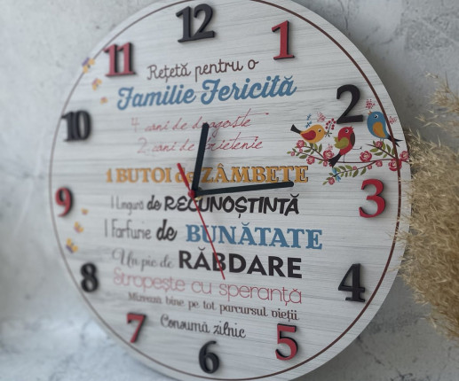 Ceas personalizat pentru familie 14 image 2