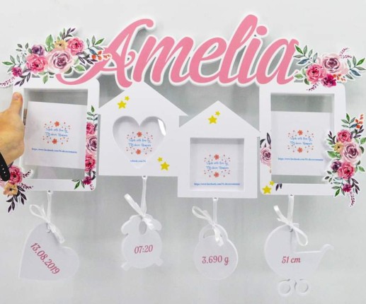 Rama foto cu flori 1