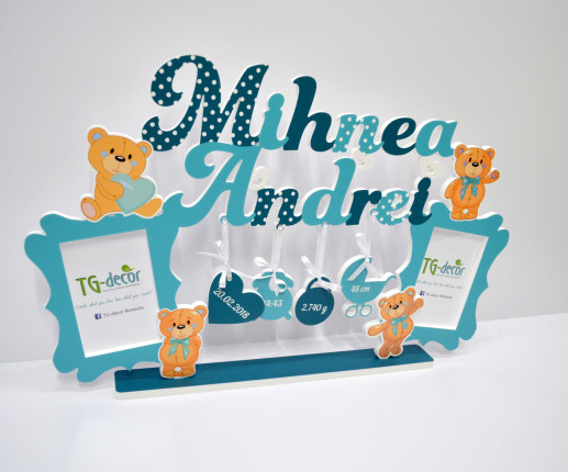 Rama foto cu stativ cu Ursuleț 2 image 2