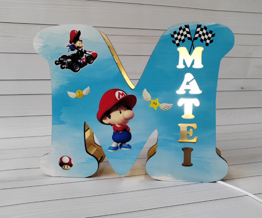 Veioza litera cu Mario