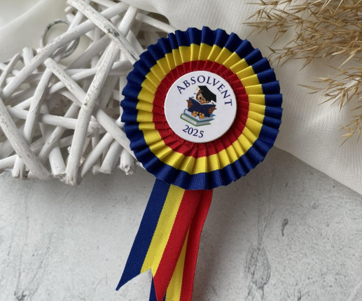 Ecuson tricolor cu  bufnita image 2