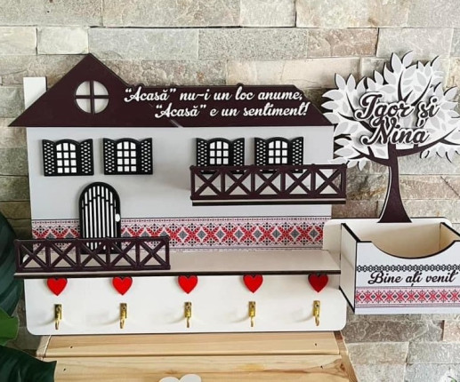 Suport pentru chei ,,Casuta noastra,, 3 image 3
