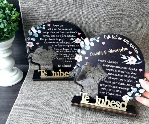 Trofeu personalizat Indragostiti image 2