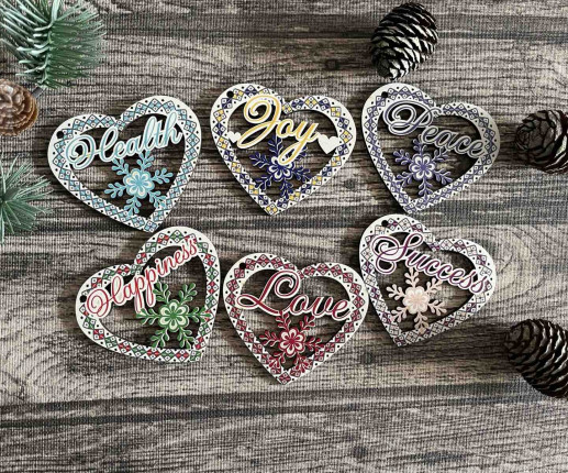 Set jucării pentru brad 21