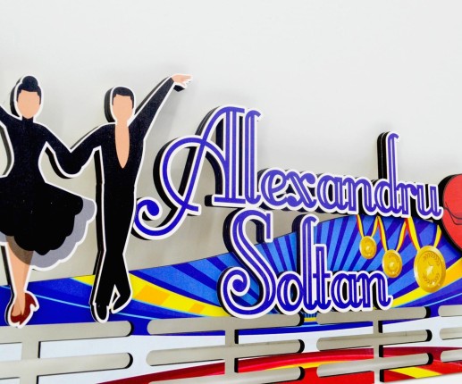 Suport personalizat pentru medalii pentru dansator image 3