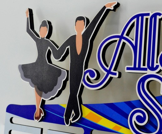 Suport personalizat pentru medalii pentru dansator image 4