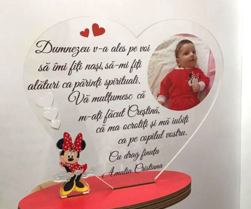 Trofeu personalizat cu Minnie Mouse image 2