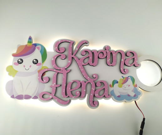 Led cu nume cu Unicorn