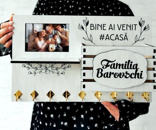 Suport pentru chei“Bine ați venit acasă”