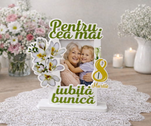 Rama foto ,,Pentru cea mai iubită bunica''