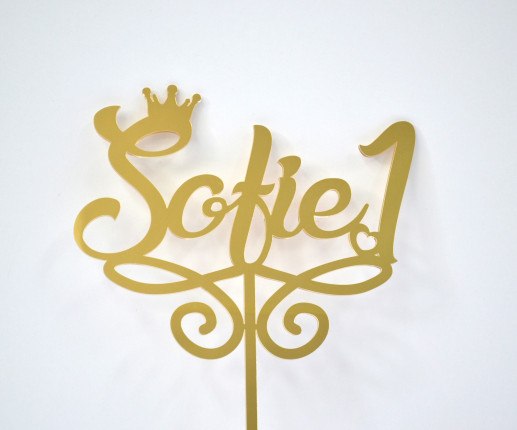 Numele auriu pentru torta 1
