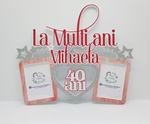 Rama foto cu steluțe