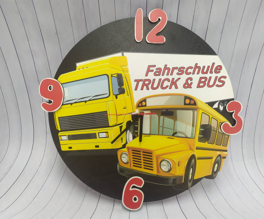 Ceas din lemn pentru  Sofer