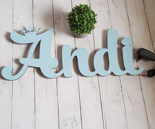 Led cu nume Albastru