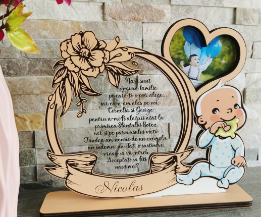 Trofeu personalizat - Special pentru nasii de botez image 2