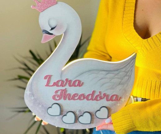 Veioză în formă de Lebăda