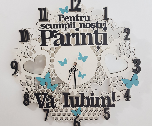 Ceas personalizat pentru părinți