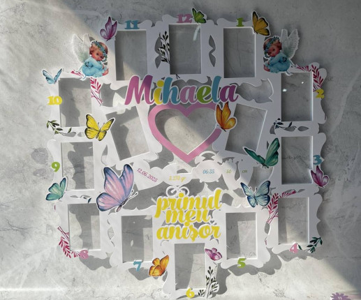 Rama pentru fetita cu fluturasi 1 image 2