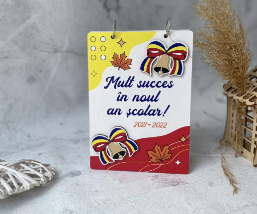 Carnet personalizat cu clopotei.