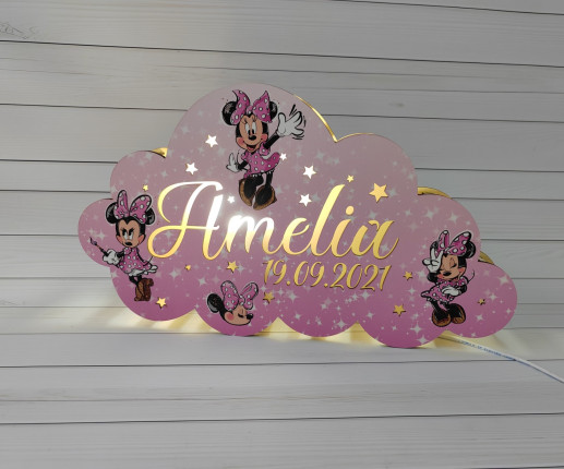 Veioza nouraș cu Minnie Mouse image 2