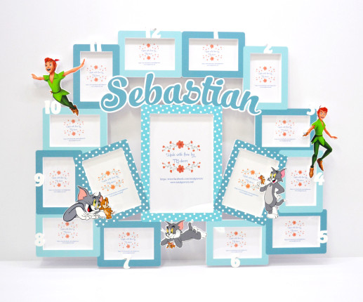 Именная Фоторамка для мальчика - Peter Pan