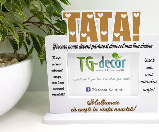 Rama foto pentru Tata