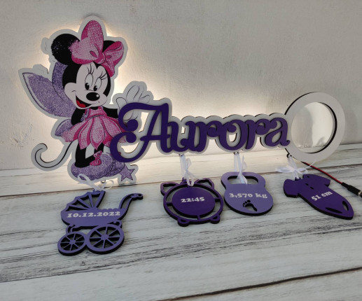 Led cu nume Minnie Mouse 2