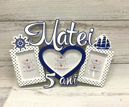 Именная рамка  для мальчика - Моряк