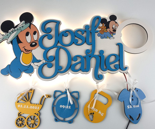 Led cu nume Mickey Mouse 2