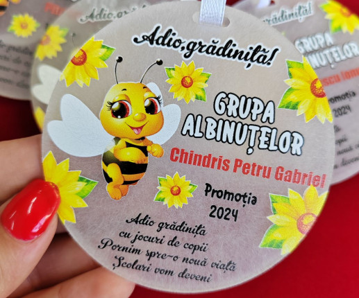 Medalii din pet ,, Absolvent,, cu albinuta 1 image 2