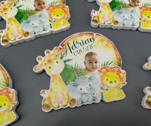 Подарки для гостей - Магниты зверята image 2