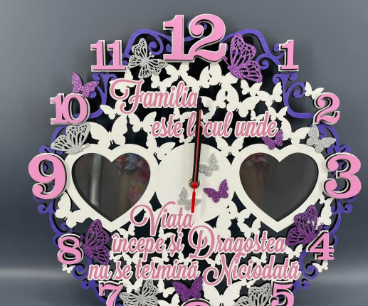 Ceas personalizat pentru familie 6
