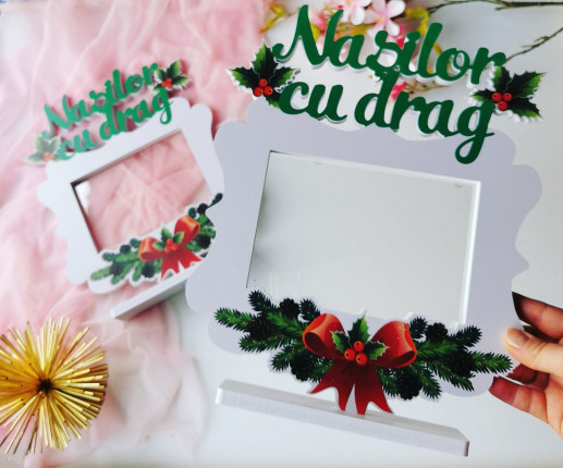 Rama foto cu tematica craciunului pentru nasi 1