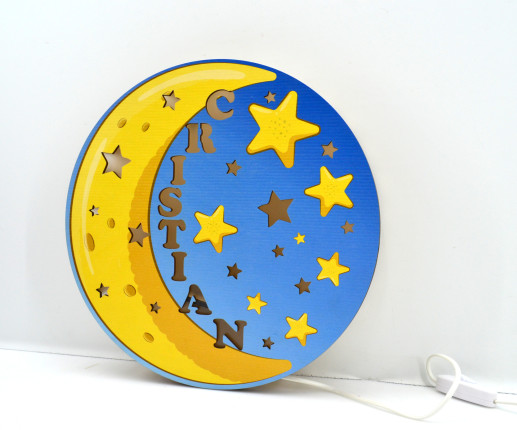 Veioză în formă de Luna 1