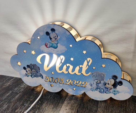 Ночник детский для сна "Облачко" - Mickey Mouse image 2