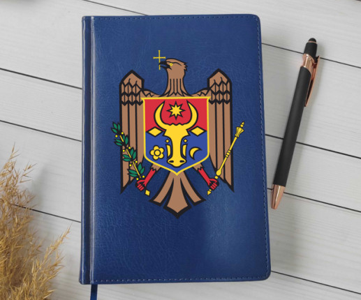 Agende personalizate cu stema Moldovei