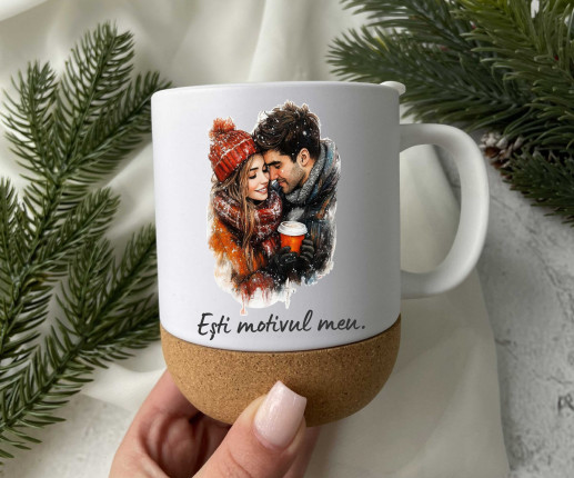 Cana personalizat Esti motivul meu