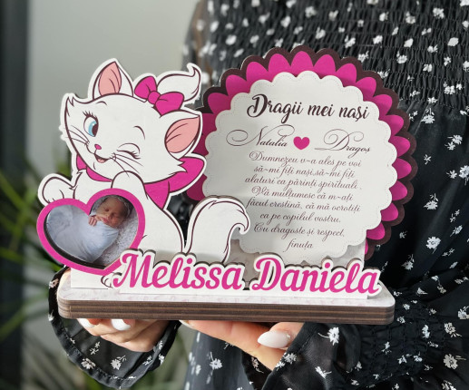 Trofeu Personalizat cu Pisicuta