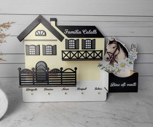 Suport pentru chei ,,Casuta noastra,, 9