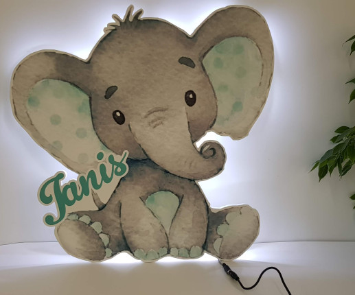 Veioză în formă de Elefănțel